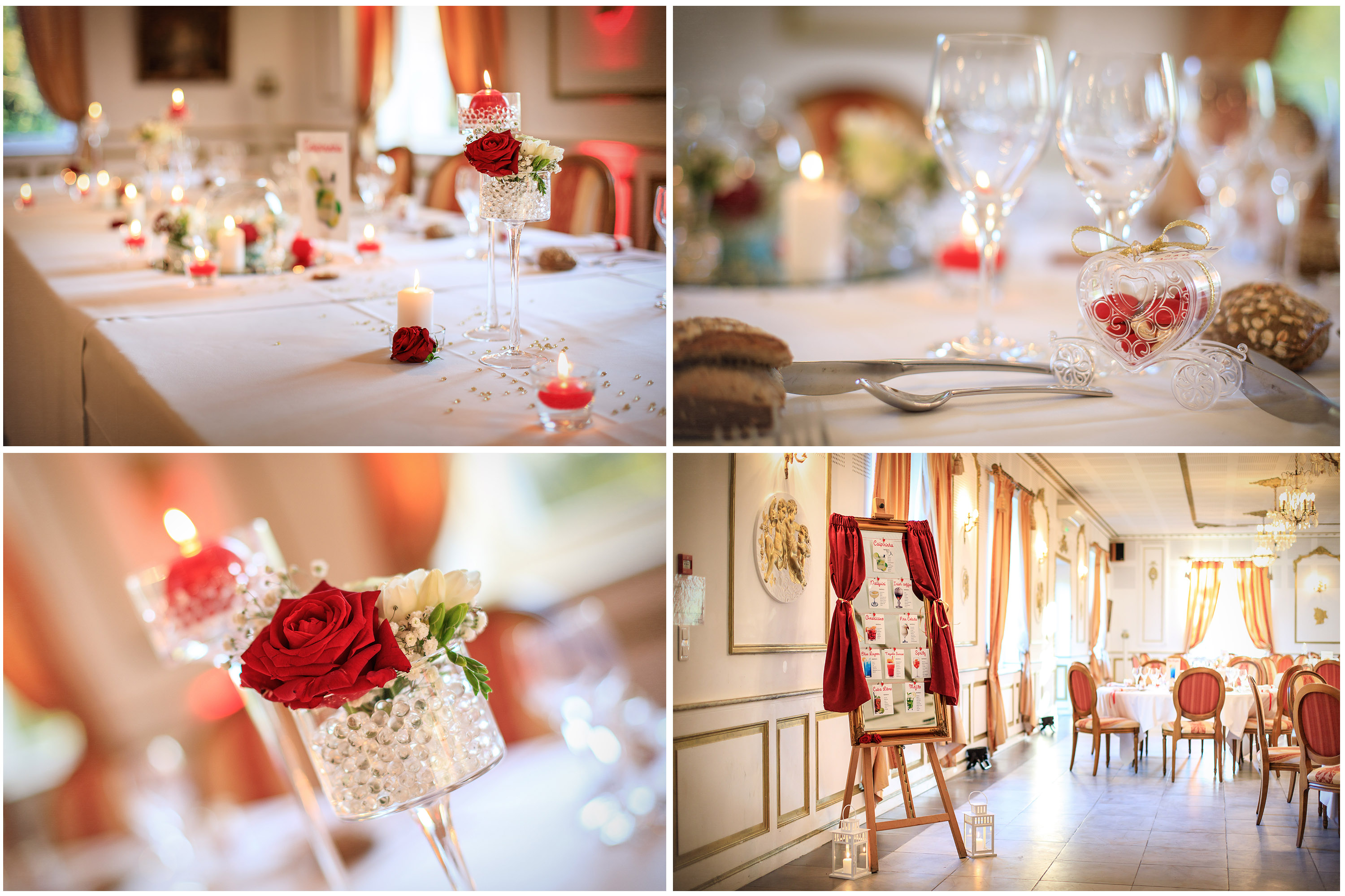 décoration mariage - rouge