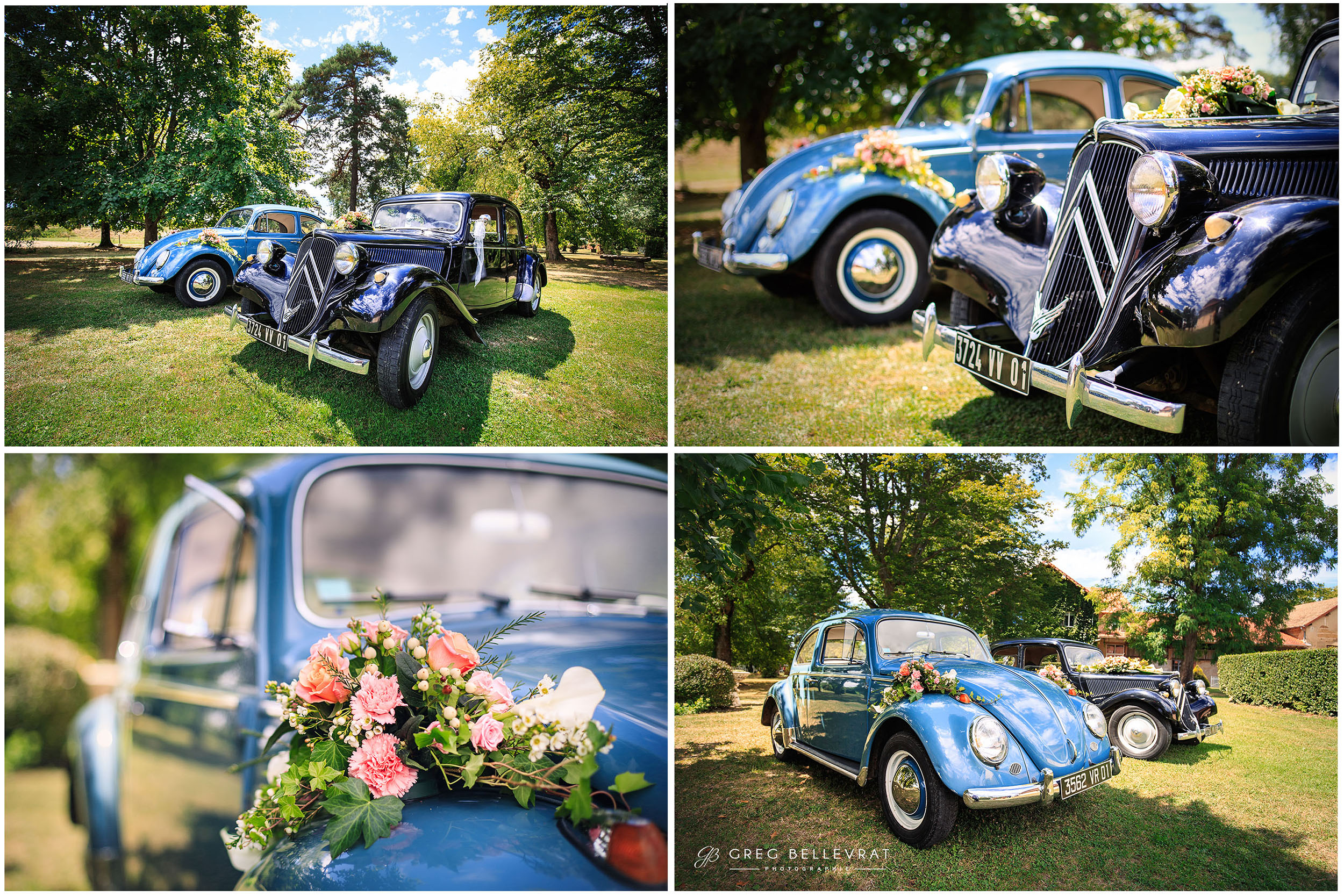 idée voiture mariage - Duo coccinelle - Traction