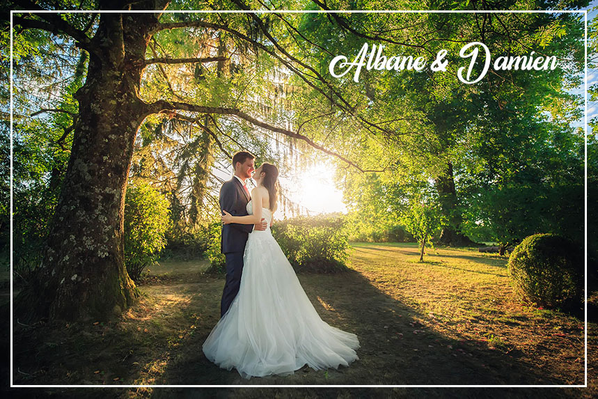 Photographie mariage d'Albane et Damien