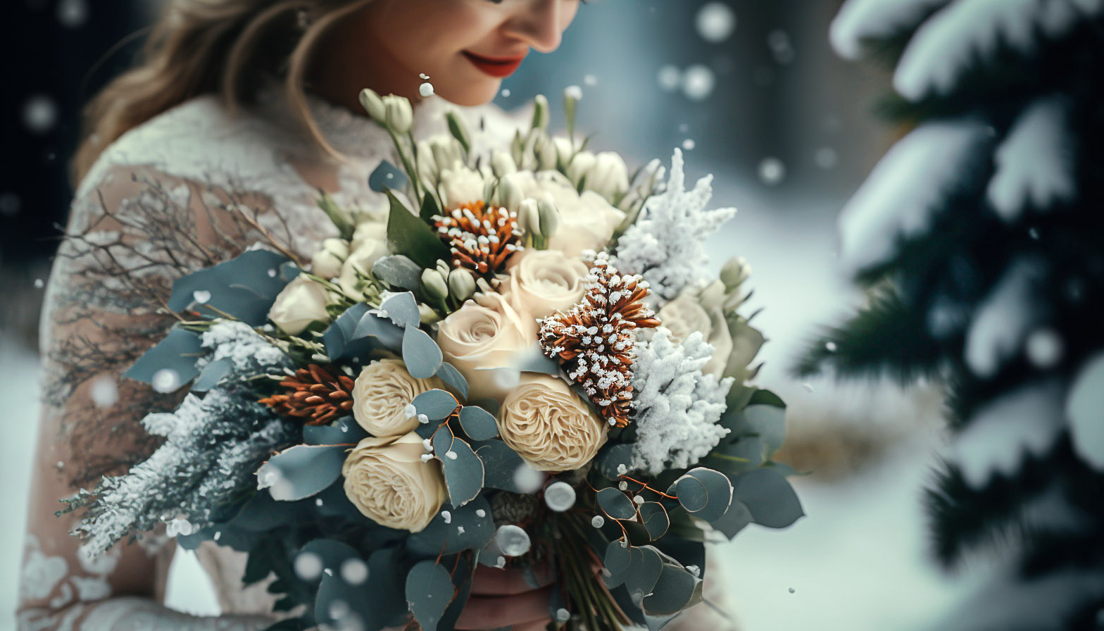 Bouquet mariage hivers