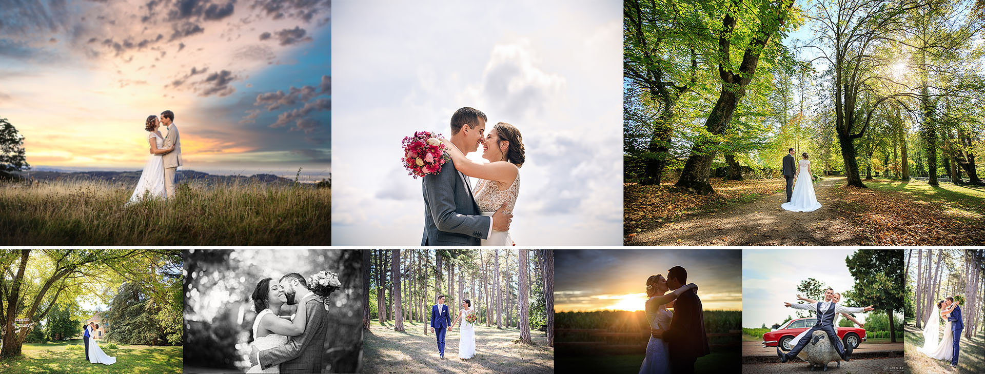 Photographie de mariage divers sur Mâcon