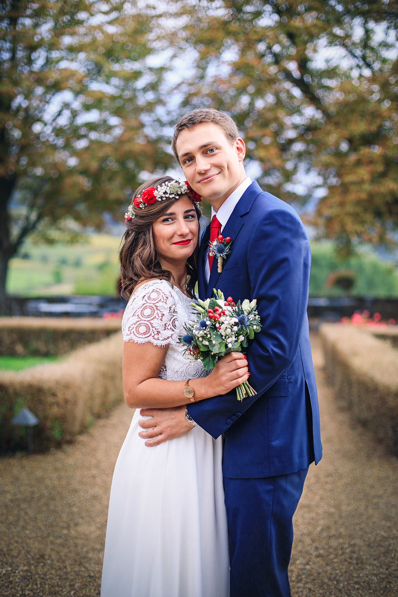 Mariage romantique château de Pierreclos