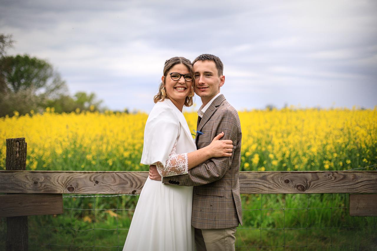 Photo de couple mariage Ferme du Tremblay